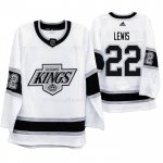 Maglia Hockey Los Angeles Kings Trevor Lewis Heritage Throwback Bianco