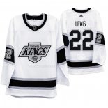 Maglia Hockey Los Angeles Kings Trevor Lewis Heritage Throwback Bianco