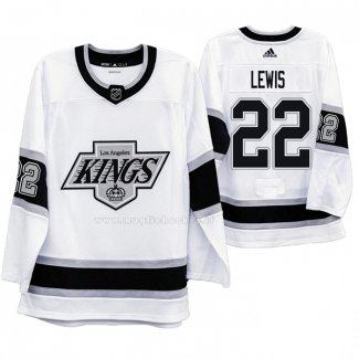 Maglia Hockey Los Angeles Kings Trevor Lewis Heritage Throwback Bianco