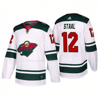 Maglia Hockey Minnesota Wild Eric Staal Away 2017-2018 Bianco