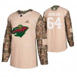 Maglia Hockey Minnesota Wild Mikael Granlund Veterans Day Camuffamento