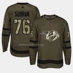 Maglia Hockey Nashville Predators P.k. Subban 2018 Salute To Service Verde Militare