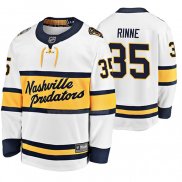 Maglia Hockey Nashville Predators Pekka Rinne Breakaway Giocatore 2020 Winter Classic Bianco