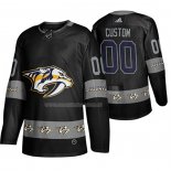 Maglia Hockey Nashville Predators Personalizzate Breakaway Nero