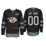 Maglia Hockey Nashville Predators Personalizzate Nero