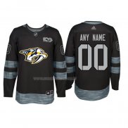 Maglia Hockey Nashville Predators Personalizzate Nero
