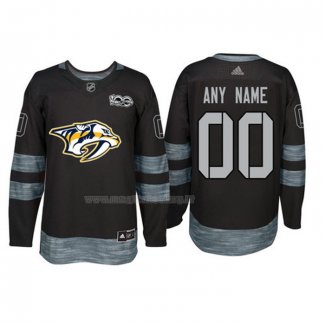 Maglia Hockey Nashville Predators Personalizzate Nero
