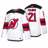 Maglia Hockey New Jersey Devils Kyle Palmieri 2018 Bianco