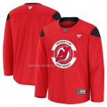 Maglia Hockey New Jersey Devils Practice Rosso