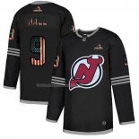 Maglia Hockey New Jersey Devils Taylor Hall 2020 USA Flag Nero