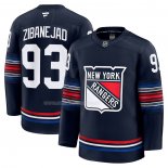 Maglia Hockey New York Rangers Mika Zibanejad Alternato Nero