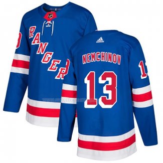 Maglia Hockey New York Rangers Sergei Nemchinov Home Autentico Blu