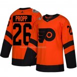 Maglia Hockey Philadelphia Flyers Brian Propp Autentico 2019 Stadium Series Arancione