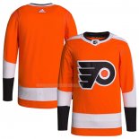 Maglia Hockey Philadelphia Flyers Home Autentico Pro Blank Arancione