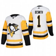 Maglia Hockey Pittsburgh Penguins Casey Desmith Away Autentico Giocatore Bianco