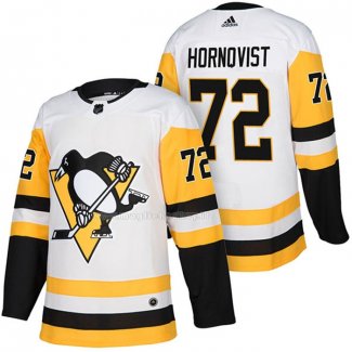 Maglia Hockey Pittsburgh Penguins Patric Hornqvist Autentico Away 2018 Bianco