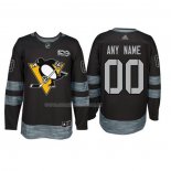 Maglia Hockey Pittsburgh Penguins Personalizzate Nero