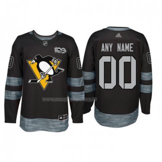 Maglia Hockey Pittsburgh Penguins Personalizzate Nero
