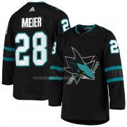 Maglia Hockey San Jose Sharks Timo Meier Alternato Autentico Nero