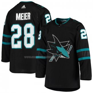Maglia Hockey San Jose Sharks Timo Meier Alternato Autentico Nero