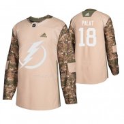 Maglia Hockey Tampa Bay Lightning Ondrej Palat Veterans Day Camuffamento