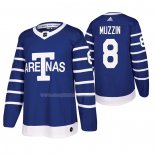 Maglia Hockey Toronto Maple Leafs Jake Muzzin Throwback Autentico Blu