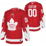 Maglia Hockey Toronto Maple Leafs Personalizzate Alternato Rosso