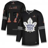 Maglia Hockey Toronto Maple Leafs Wendel Clark 2020 USA Flag Nero