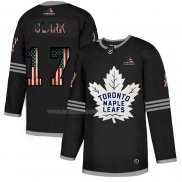 Maglia Hockey Toronto Maple Leafs Wendel Clark 2020 USA Flag Nero