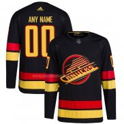 Maglia Hockey Vancouver Canucks Alternato Autentico Pro Primegreen Personalizzate Nero