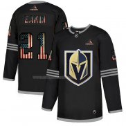 Maglia Hockey Vegas Golden Knights Cody Eakin 2020 USA Flag Nero