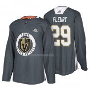 Maglia Hockey Vegas Golden Knights Marc Andre Fleury New Season Practice Gris