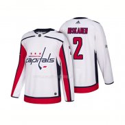 Maglia Hockey Washington Capitals Matt Niskanen Centennial Patch 2018 Bianco