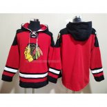 Felpa con Cappuccio Chicago Blackhawks Rosso