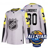 Maglia Hockey 2018 All Star New York Rangers Henrik Lundqvist Gris