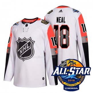Maglia Hockey 2018 All Star Vegas Golden Knights James Autentico Bianco