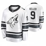 Maglia Hockey 2019 All Star Arizona Coyotes Clayton Keller Bianco