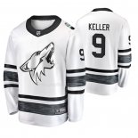 Maglia Hockey 2019 All Star Arizona Coyotes Clayton Keller Bianco