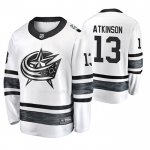 Maglia Hockey 2019 All Star Columbus Blue Jackets Cam Atkinson Bianco