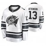 Maglia Hockey 2019 All Star Columbus Blue Jackets Cam Atkinson Bianco