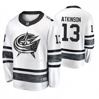 Maglia Hockey 2019 All Star Columbus Blue Jackets Cam Atkinson Bianco