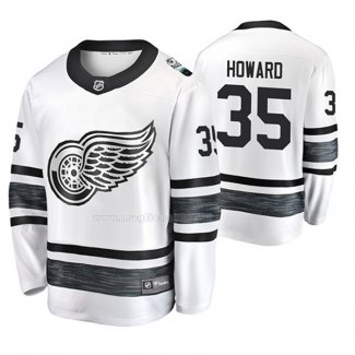 Maglia Hockey 2019 All Star Detroit Red Wings Jimmy Howard Bianco