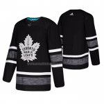 Maglia Hockey 2019 All Star Toronto Maple Leafs Blank Nero