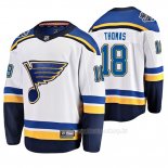 Maglia Hockey 2020 All Star St. Louis Blues Robert Thomas Away Patch Bianco