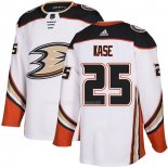 Maglia Hockey Anaheim Ducks Ondrej Kase Road Autentico Bianco