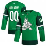 Maglia Hockey Arizona Coyotes 2023 St. Patrick's Day Autentico Personalizzate Verde