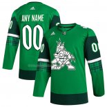 Maglia Hockey Arizona Coyotes 2023 St. Patrick's Day Autentico Personalizzate Verde