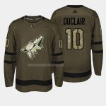 Maglia Hockey Arizona Coyotes Anthony Duclair 2018 Salute To Service Verde Militare
