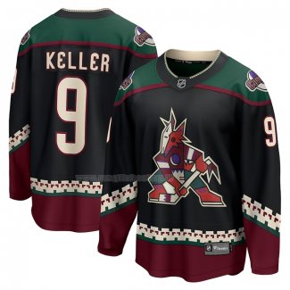 Maglia Hockey Arizona Coyotes Clayton Keller Home Breakaway Nero