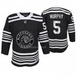 Maglia Hockey Bambino Chicago Blackhawks Connor Murphy Premier Alternato Nero